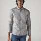 Men's Solid Slim Fit Poplin Shirt - Front View