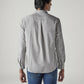 Men's Solid Slim Fit Poplin Shirt - Back View