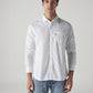 Men's Solid Slim Fit Poplin Shirt - Front View
