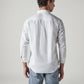 Men's Solid Slim Fit Poplin Shirt - Back View