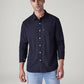 Men's Solid Slim Fit Oxford Shirt - 20 View
