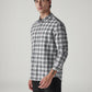 Men's Checkered Slim Fit Shirt - Side View
