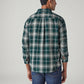 Men's Checkered Slim Fit Crepe Shirt - Back View