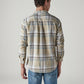 Men's Checkered Slim Fit Crepe Shirt - 20 View