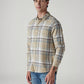 Men's Checkered Slim Fit Crepe Shirt - 20 View