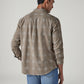 Men's Checkered Slim Fit Dobby Shirt - Back View