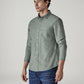 Men's Solid Slim Fit Chambray Shirt - Side View