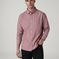 Men's Solid Slim Fit Overdyed Shirt - Styleshot View