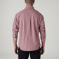 Men's Solid Slim Fit Overdyed Shirt - Back View