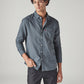 Men's Solid Slim Fit Oxford Shirt - Styleshot View