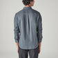 Men's Solid Slim Fit Oxford Shirt - Back View