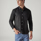 Men's Solid Slim Fit Oxford Shirt - Styleshot View