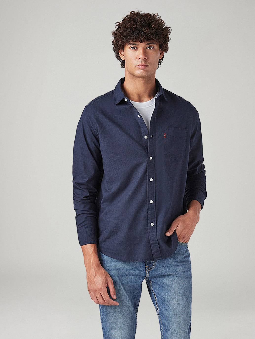 Men's Solid Slim Fit Shirt