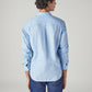 Men's Solid Slim Fit Poplin Shirt - Back View