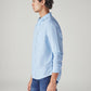 Men's Solid Slim Fit Poplin Shirt - Side View