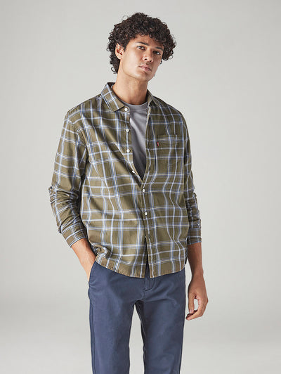 levi's Men's Checkered Slim Fit Shirt-picture-28