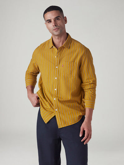 levi's Men's Striped Slim Fit Dobby Shirt-picture-18