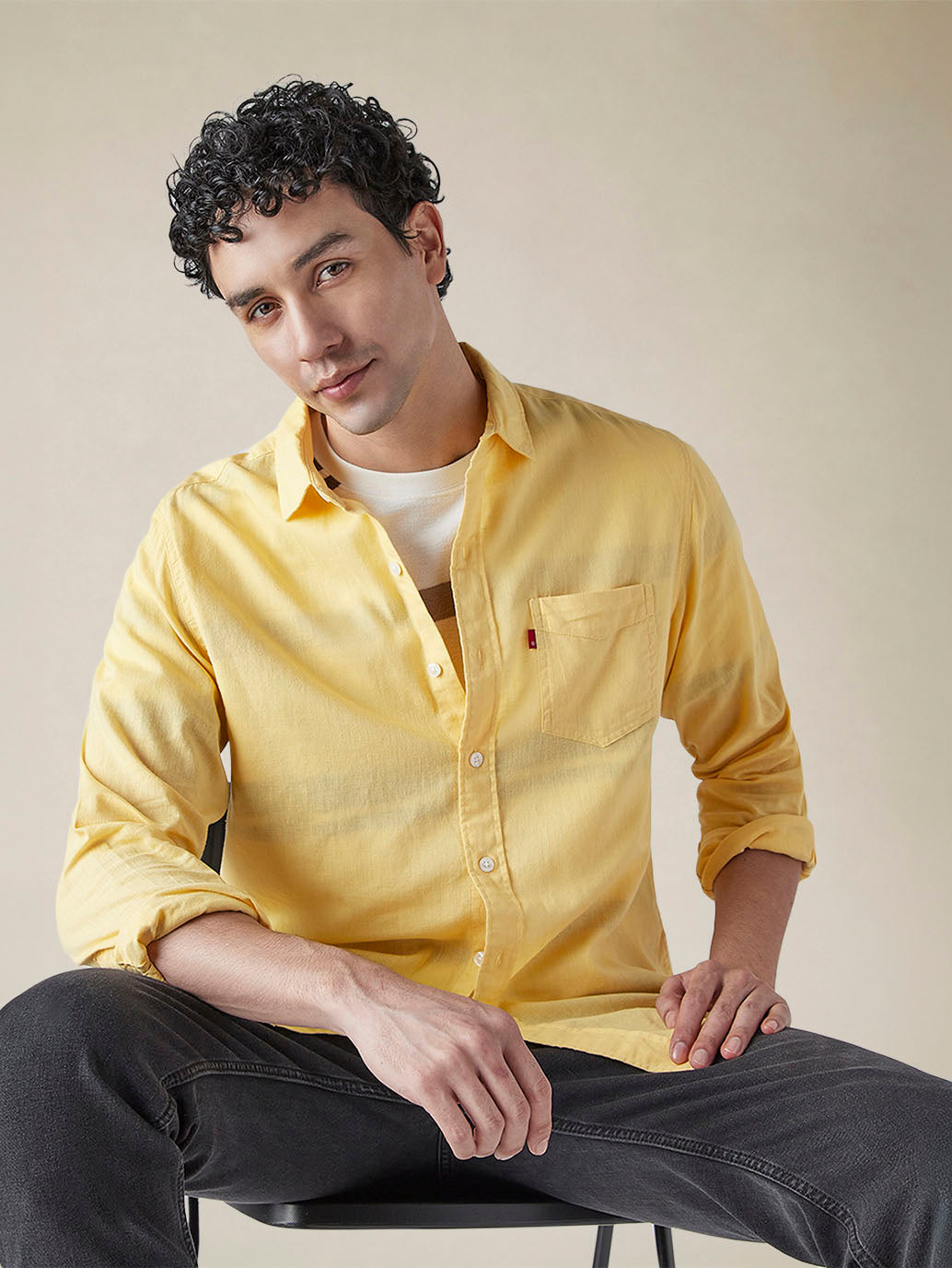 Men's Solid Slim Fit Shirt