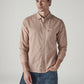 Men's Solid Slim Fit Linen Shirt - Styleshot View
