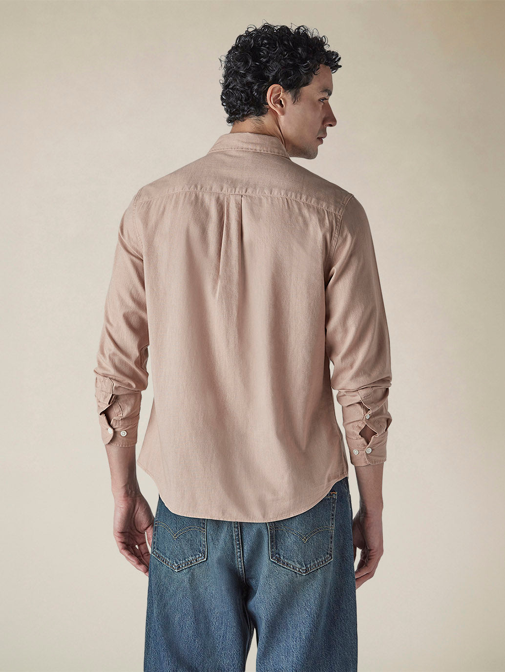 Men's Solid Slim Fit Linen Shirt - 8caeaa09-63fd-4d8d-914f-27a745d7bbc5 View