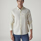 Men's Solid Slim Fit Oxford Shirt - Front View
