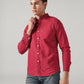 Men's Solid Slim Fit Oxford Shirt - Styleshot View