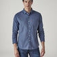 Men's Solid Slim Fit Oxford Shirt - 20 View