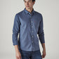 Men's Solid Slim Fit Oxford Shirt - 20 View