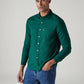 Men's Solid Slim Fit Oxford Shirt - Side View