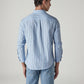 Men's Striped Relaxed Fit Dobby Shirt - Back View