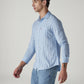 Men's Striped Relaxed Fit Dobby Shirt - Side View