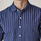 Men's Striped Relaxed Fit Dobby Shirt - 20 View