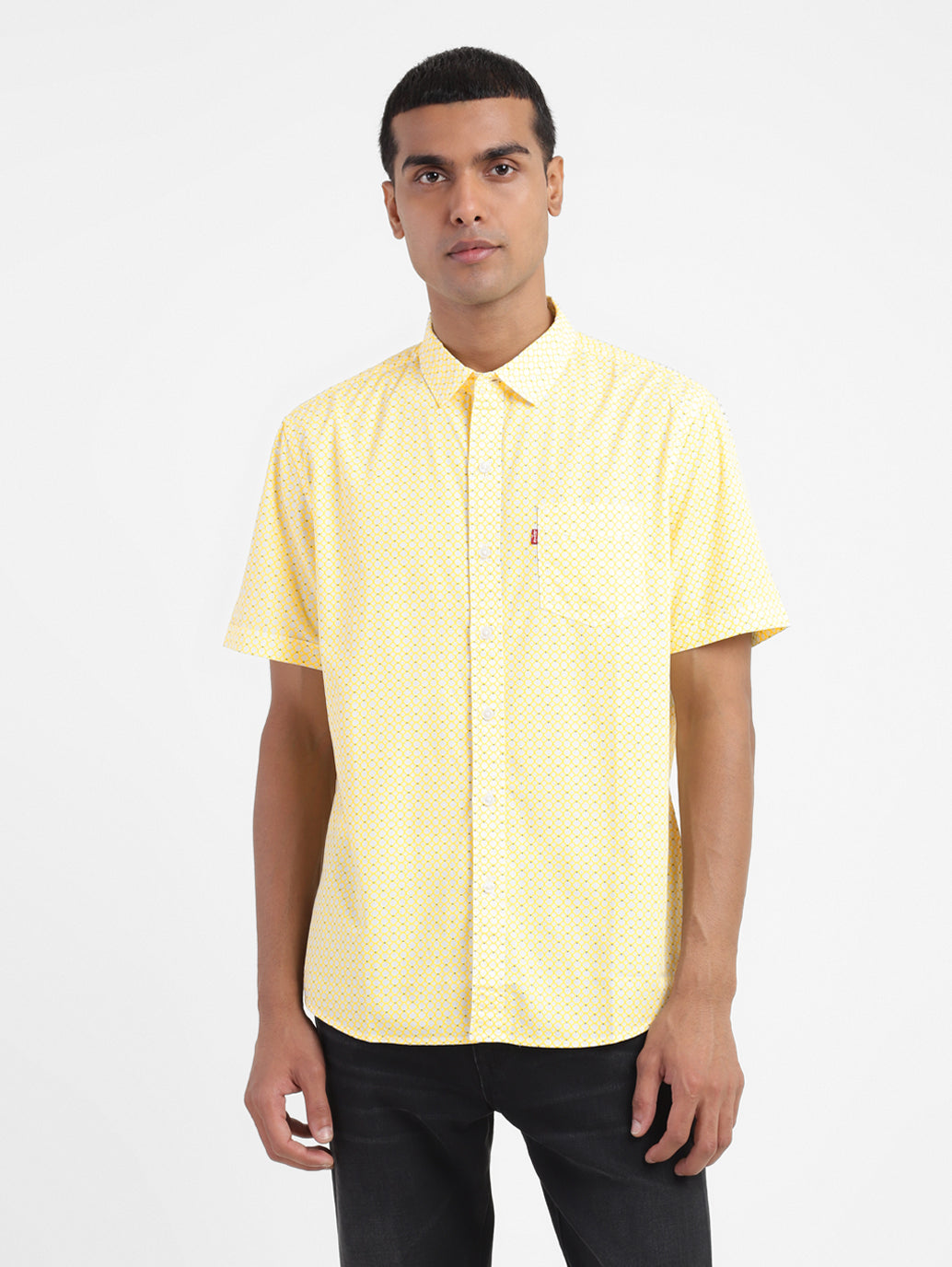 Men's Printed Slim Fit Shirt