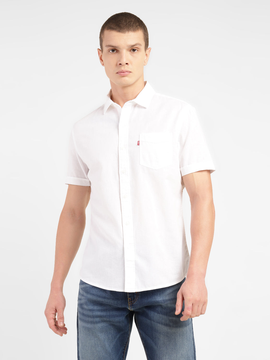 Men's Solid Regular Fit Shirt