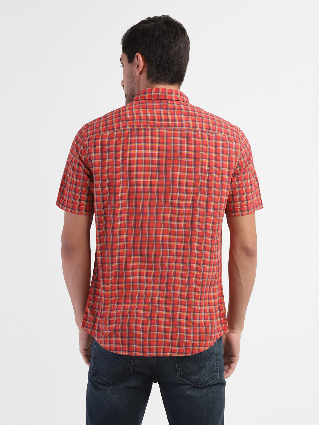 Men's Checkered Slim Fit Shirt