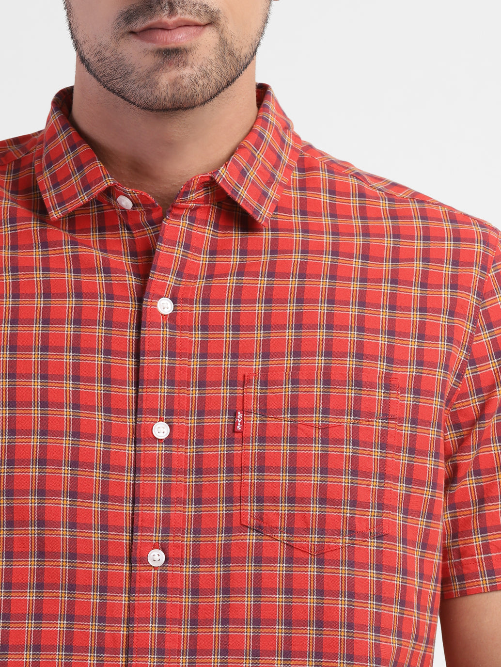 Men's Checkered Slim Fit Shirt