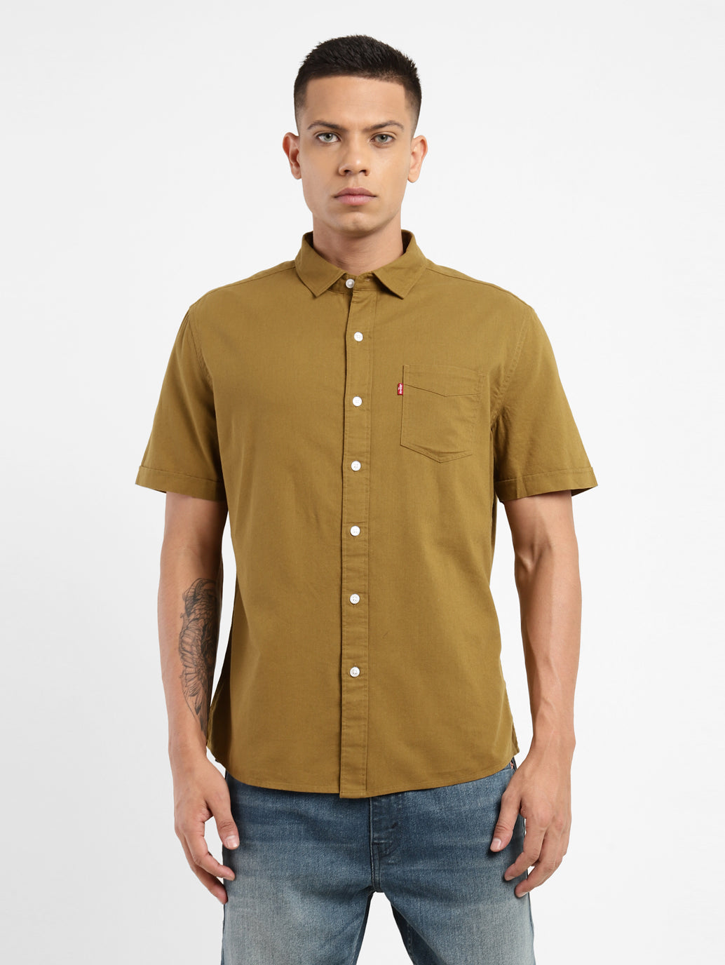 Men's Solid Slim Fit Shirt