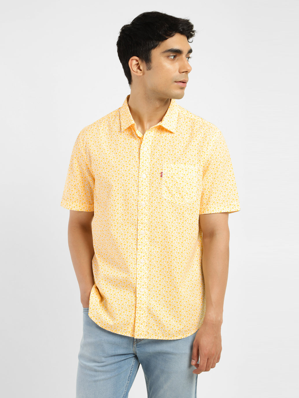 Men's Floral Print Slim Fit Shirt - 450ddaa1-e776-4678-92fa-85aa87dc70c8 View