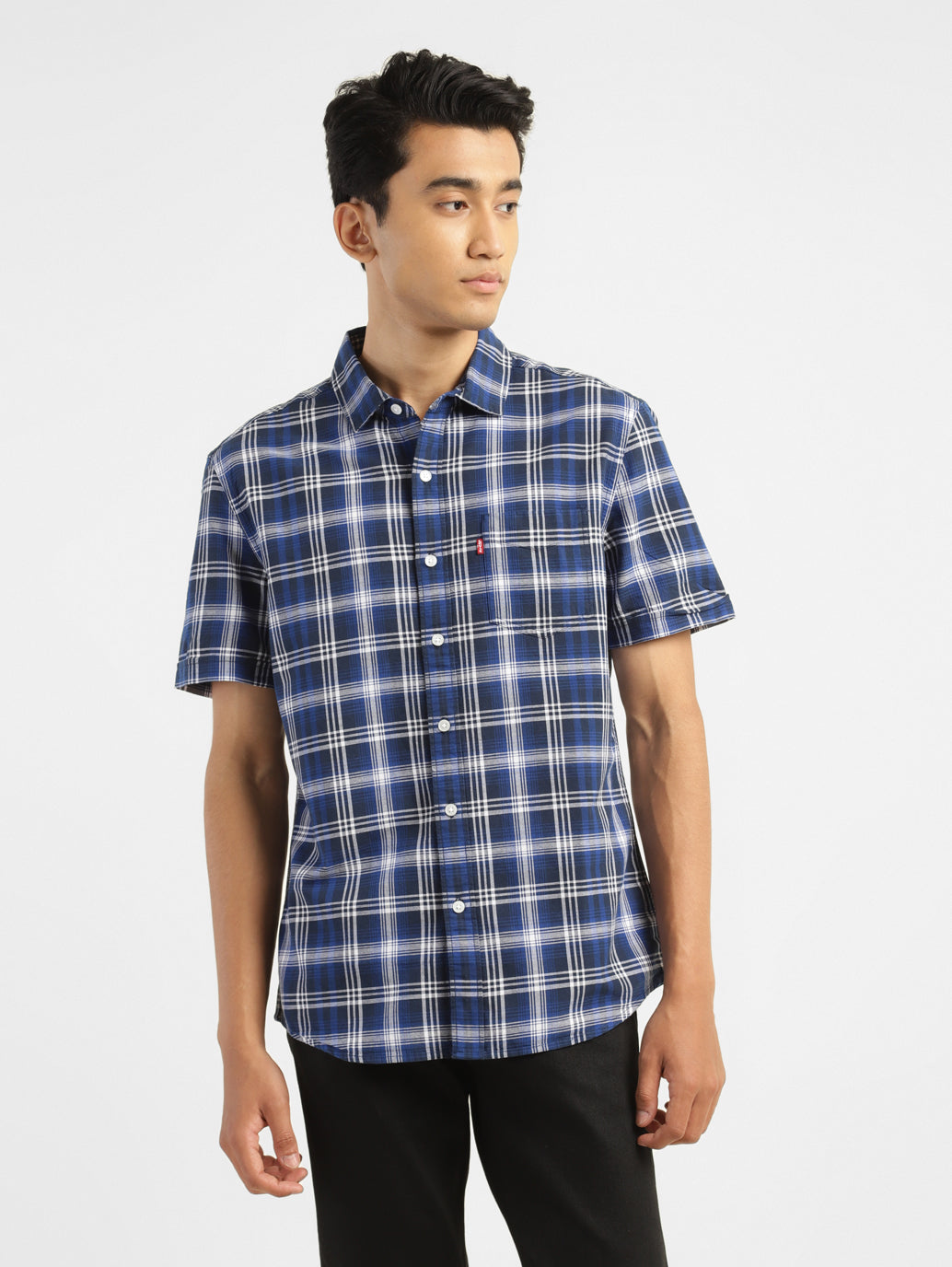 Men's Chekered Slim Fit Shirts