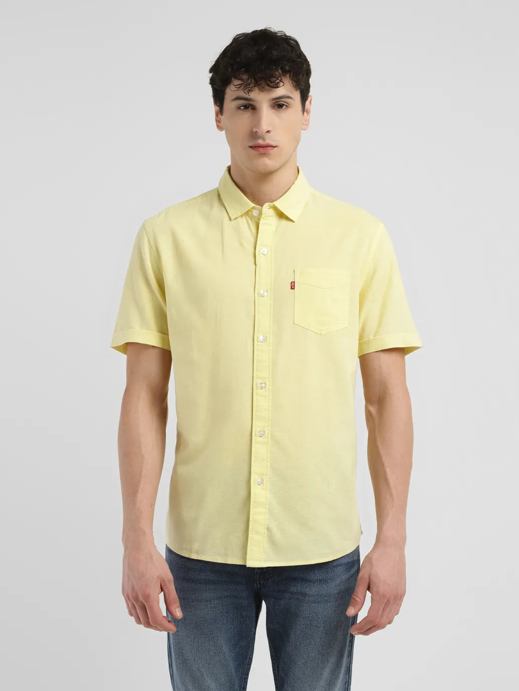 Men s Solid Slim Fit Shirt Levis India Store