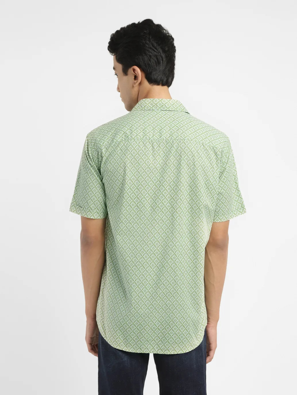 Men's Jacquard Slim Fit Shirt - 818516f4-0cee-4029-83a4-94dae613b736 View