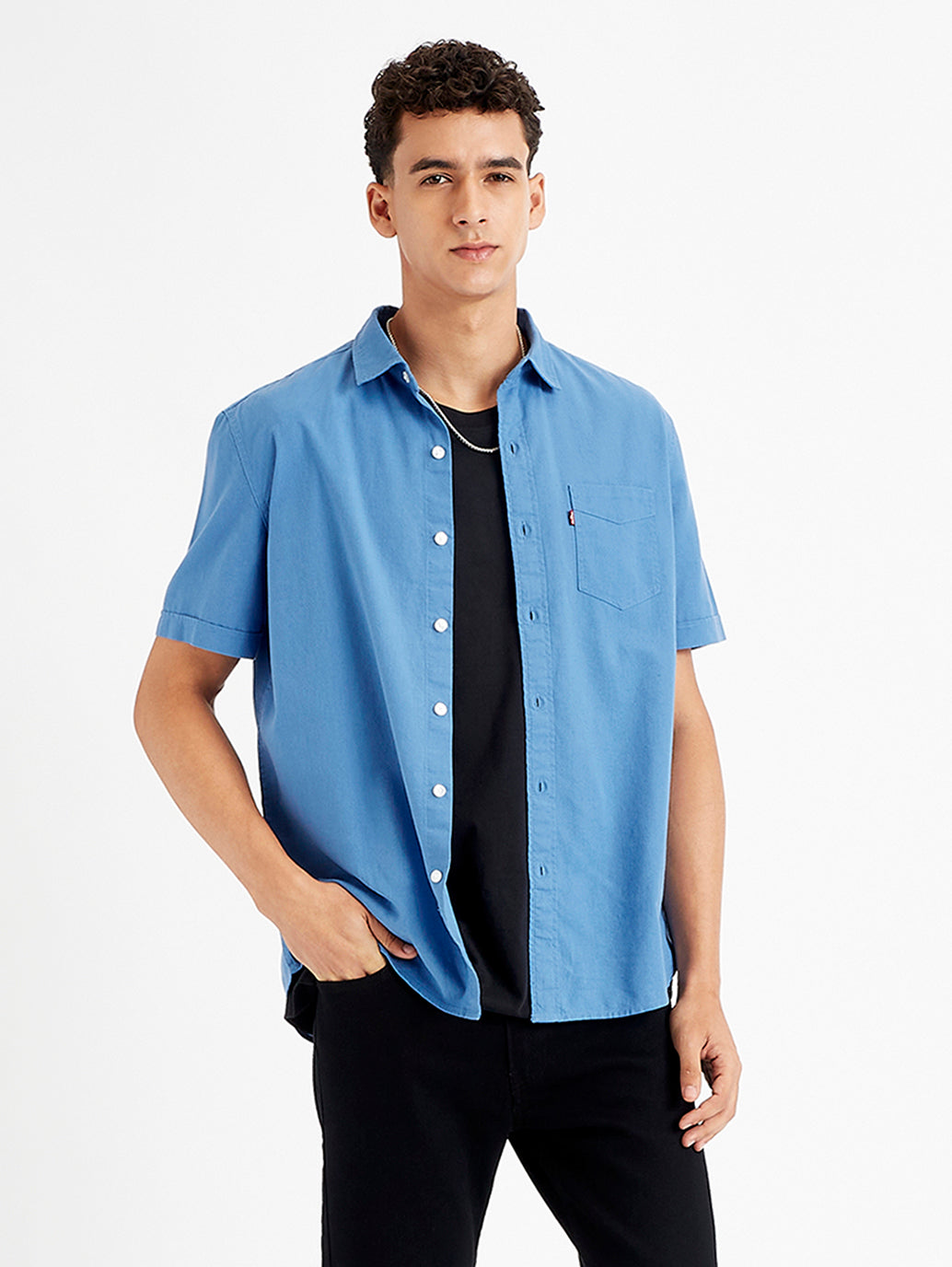 Men's Solid Regular Fit Shirt