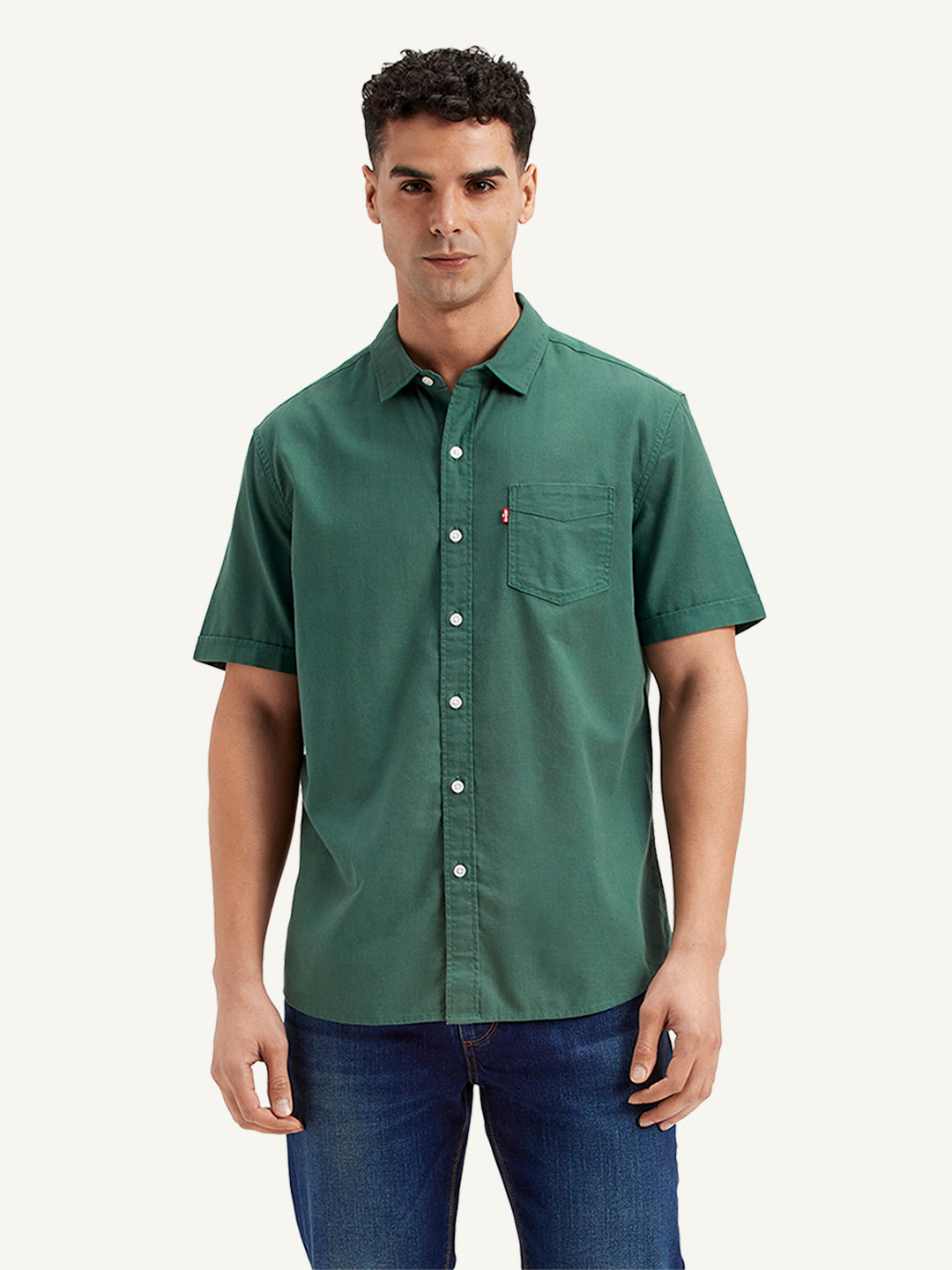 Men's Solid Regular Fit Shirt