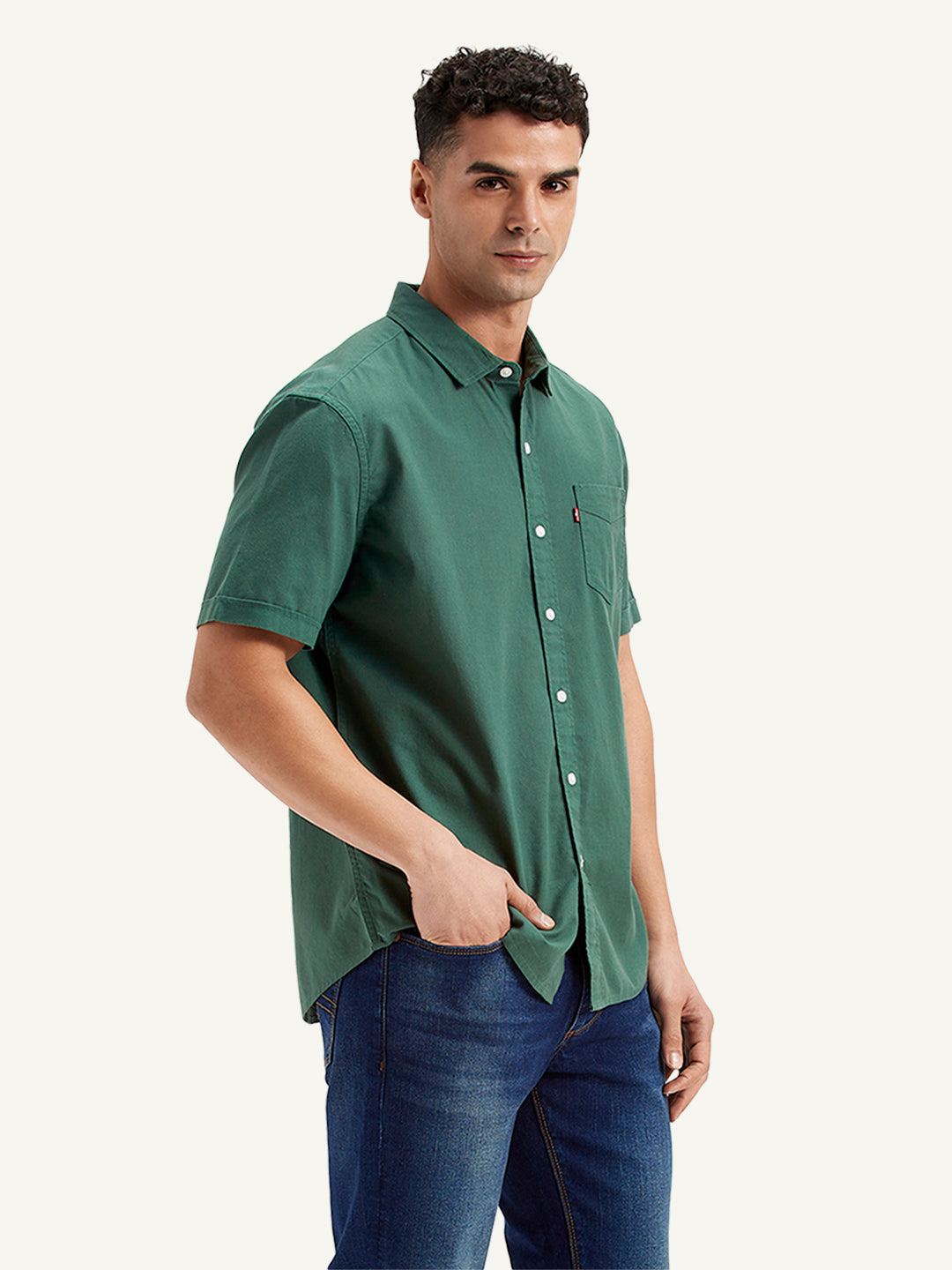 Men's Solid Regular Fit Shirt