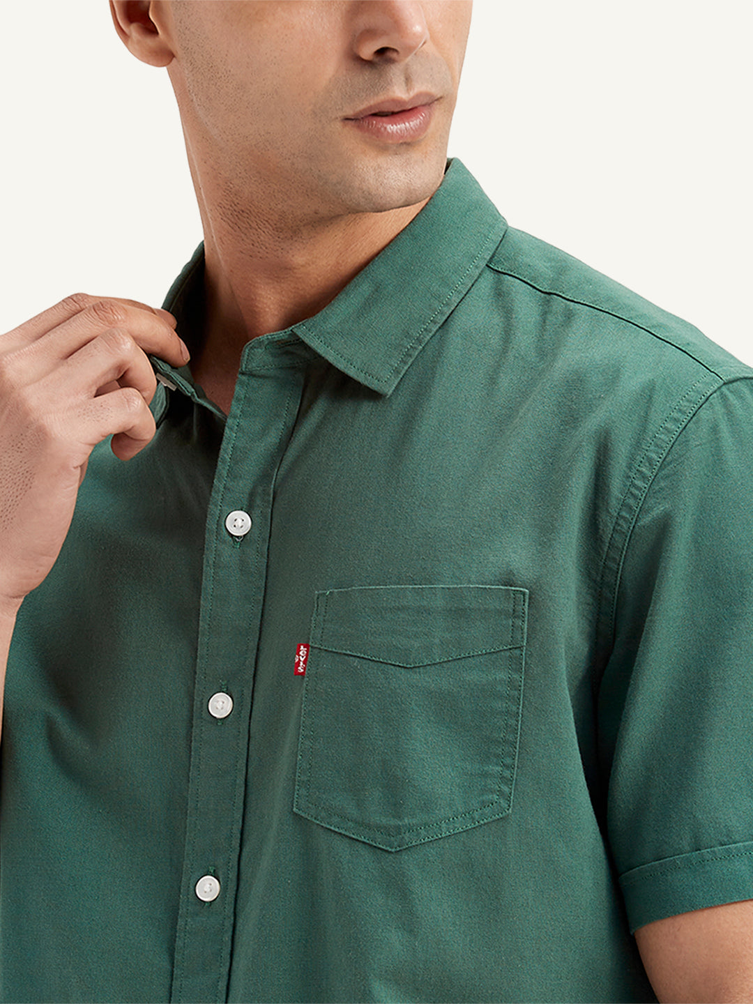 Men's Solid Regular Fit Shirt