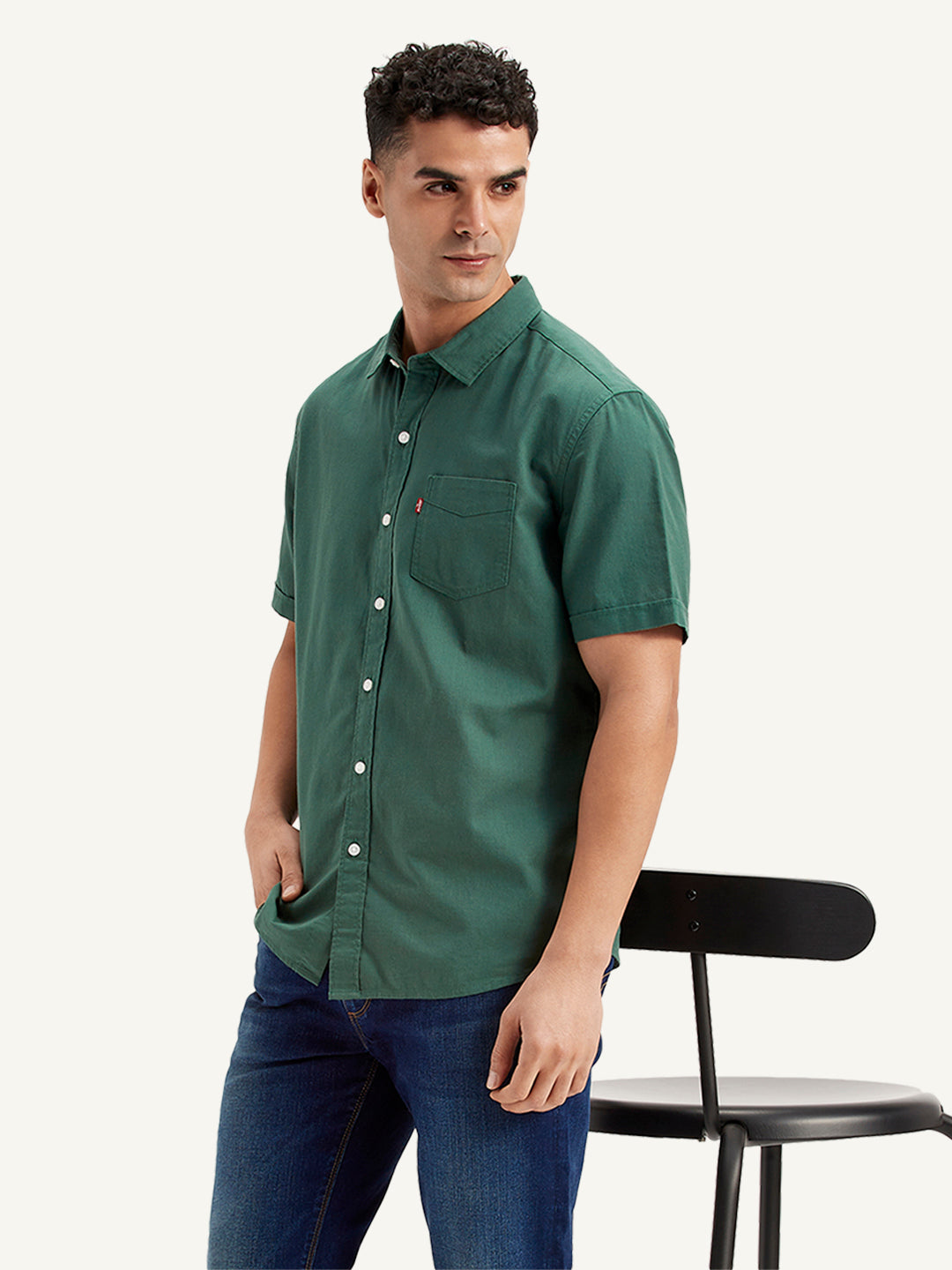Men's Solid Slim Fit Shirt