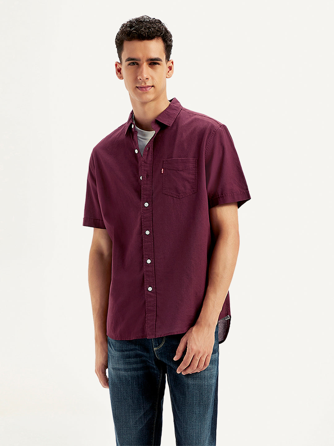 Men's Solid Regular Fit Shirt