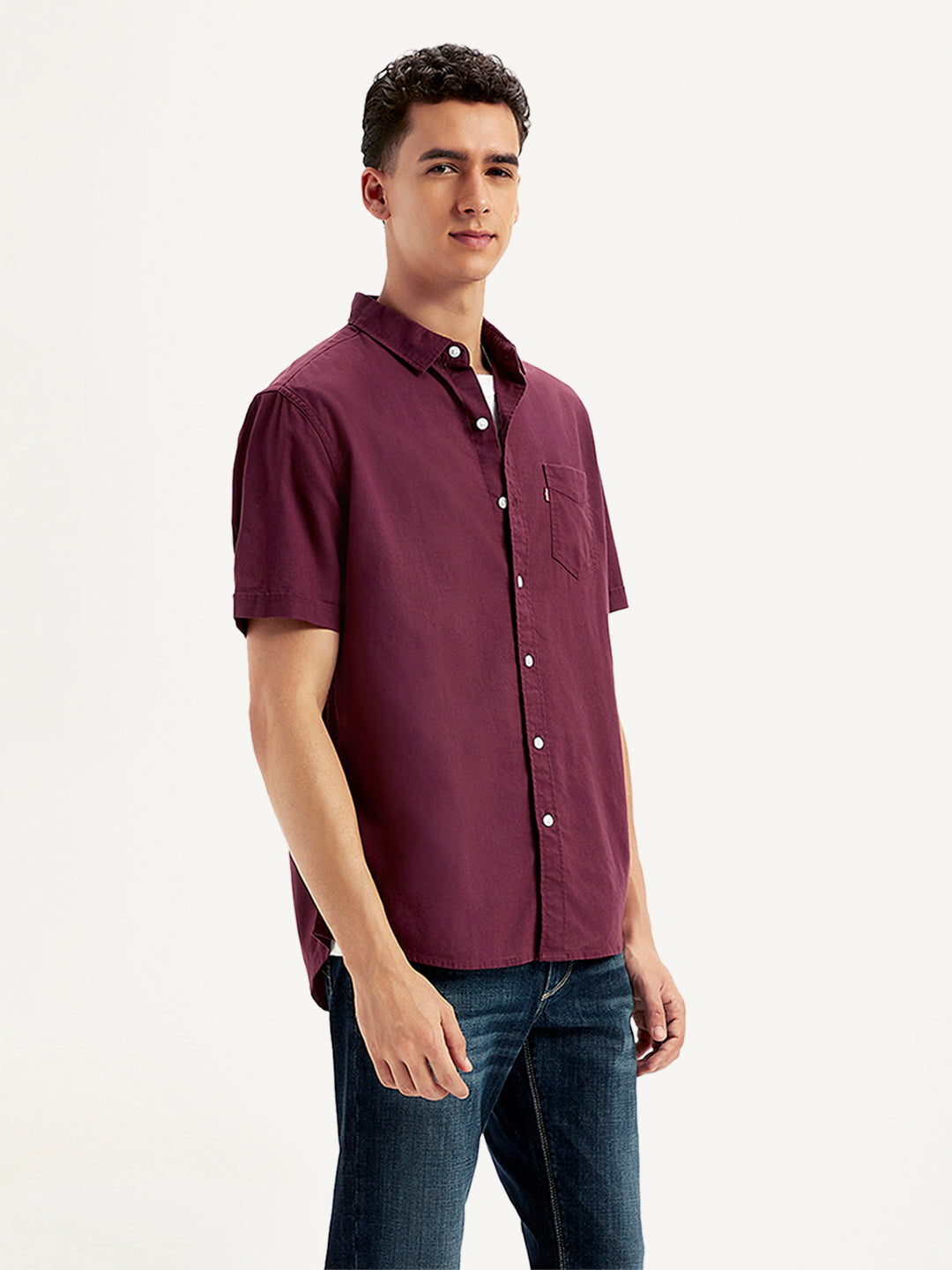 Men's Solid Regular Fit Shirt