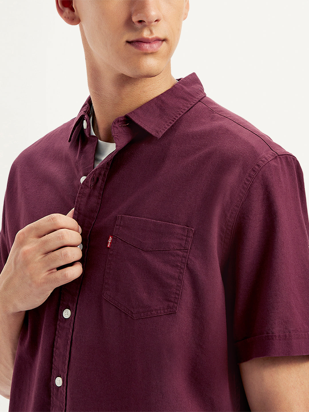 Men's Solid Regular Fit Shirt