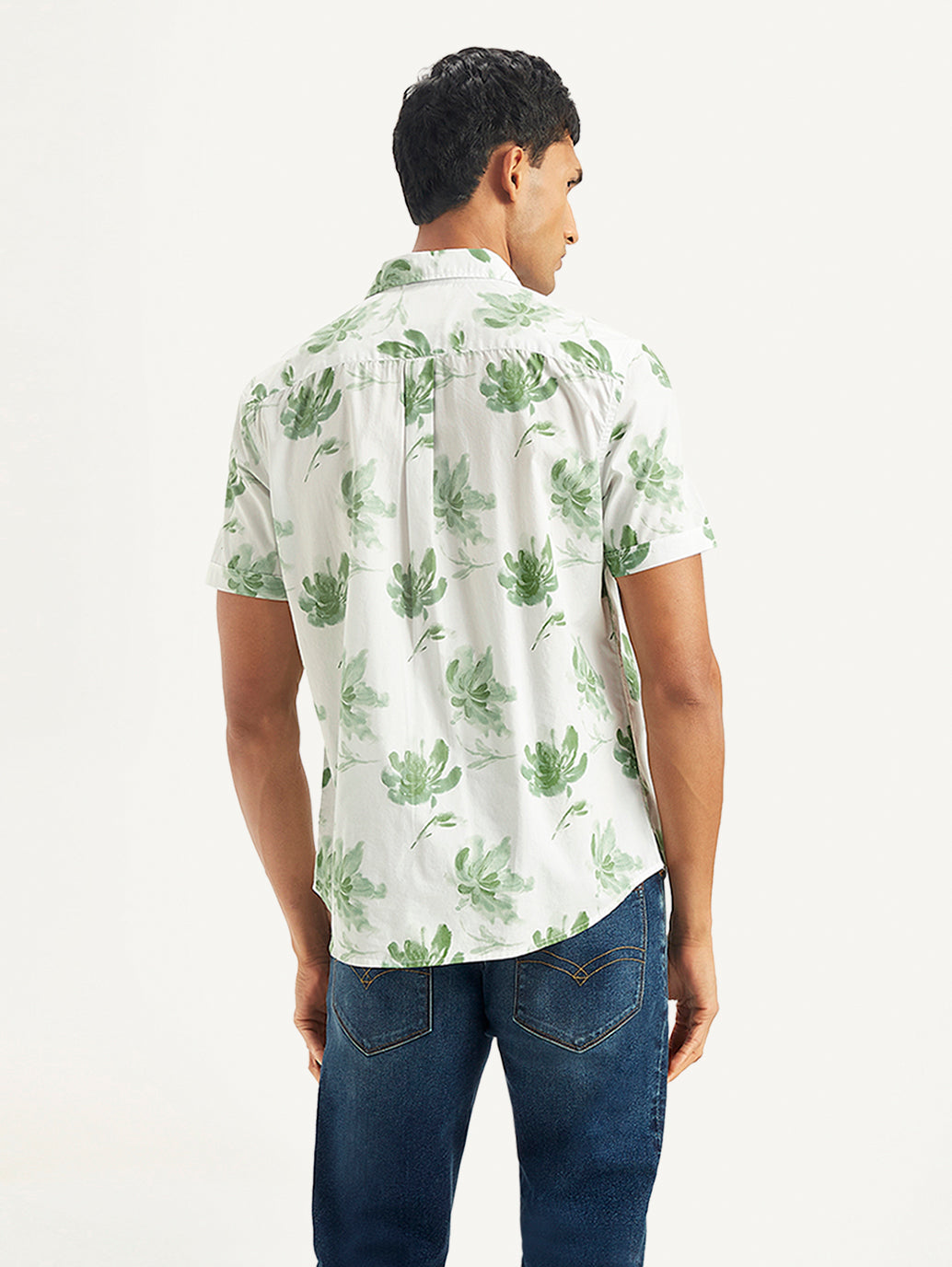 Men's Floral Slim Fit Shirt